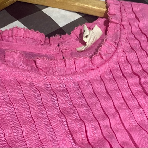 Pink Ruffled Women's Top - Picture 3 of 6